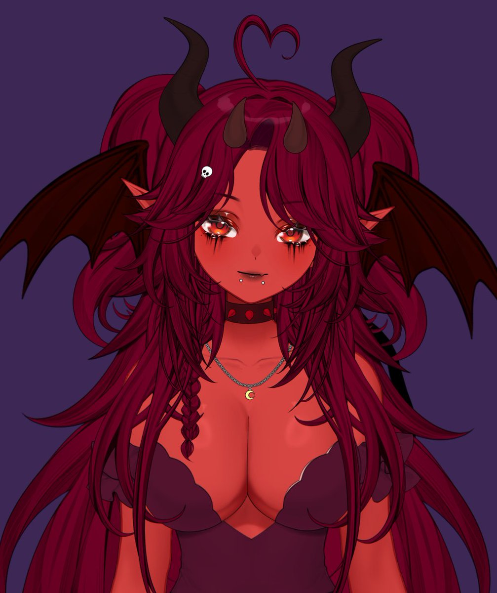 RoxyInferna's tweet photo. Hi everyone! I have landed on X at last! My name is Roxy, a devilish vtuber who is playing her favorite (and backlogged) games on stream, all from the coziest corner of hell! I look forward to see you in my streams and make lots of new friends 🖤💞

#Vtuberㅤ #VtuberUprisings https://t.co/QzECFgCJty