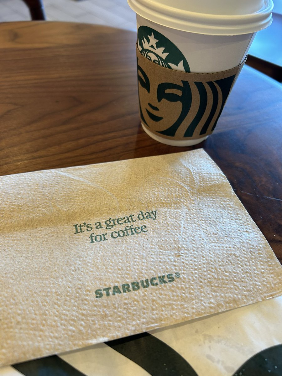 ChrisHillALX's tweet photo. It sure is, @Starbucks. It sure is.
#ButFirstCoffee https://t.co/n1U9PJ3Cw1