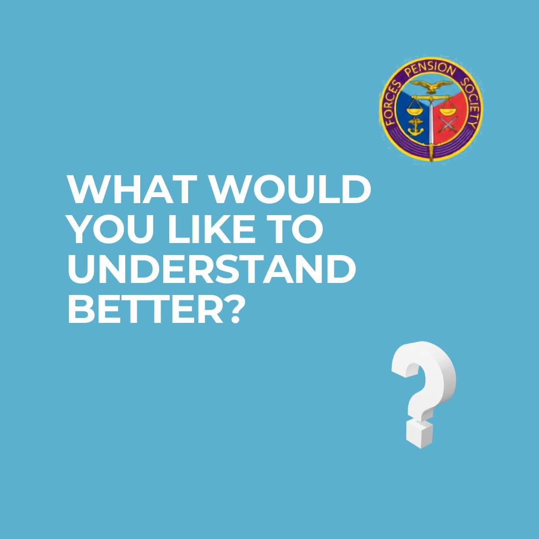 ForcesPensions's tweet photo. If we were to cover one Armed Forces pension topic next, what would you choose?

✅ Application ✅  Claiming ✅ EDP ✅ CETVs ✅ Pension forecasts 
✅ Survivor benefits ✅ Commutation ✅ Something else

👇 Let us know—your opinion matters! 

#ArmedForcesPensions https://t.co/OIDBkopfZd