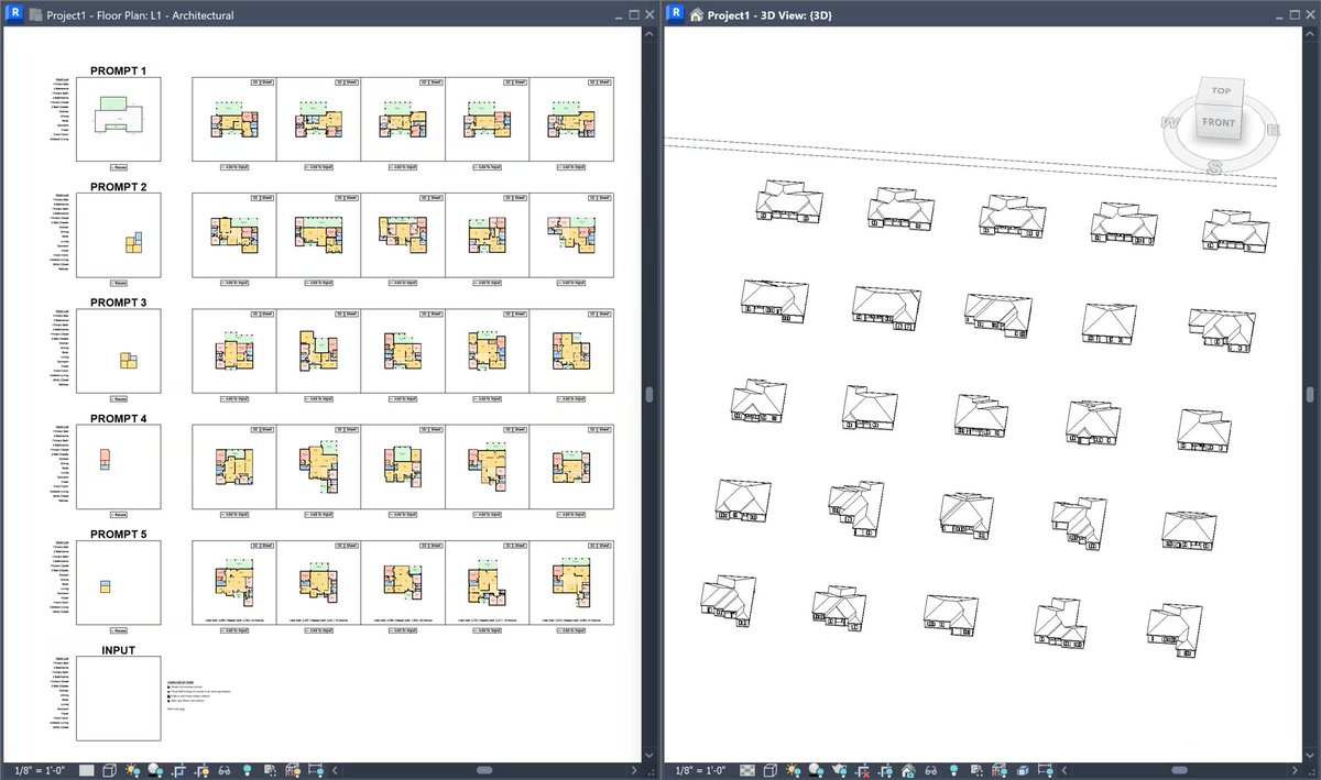 kohantoys's tweet photo. ATENCION ARQUITECTOS BIM, ESTUDIANTES BIM, CONSTRUCTORES BIM y FANÁTICOS IA y BIM EN GENERAL.

DraftedAi sacó un plugin que permite usar su generador de plantas con Inteligencia Artificial dentro de Revit, y ahora vas a poder editar los resultados hasta que estés contento.

Atención al 🧵