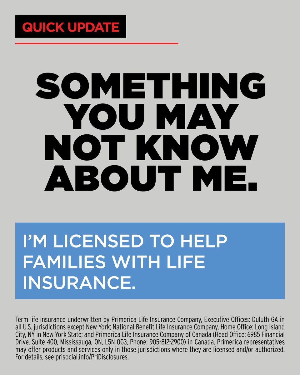 SirChain's tweet photo. Life Insurance Awareness Month felt like the perfect time to share: I’m licensed to help families with life insurance. Questions? I’m happy to help.
#LifeInsuranceAwarenessMonth
https://t.co/437QpSTQsv https://t.co/eS7SFxiuyR