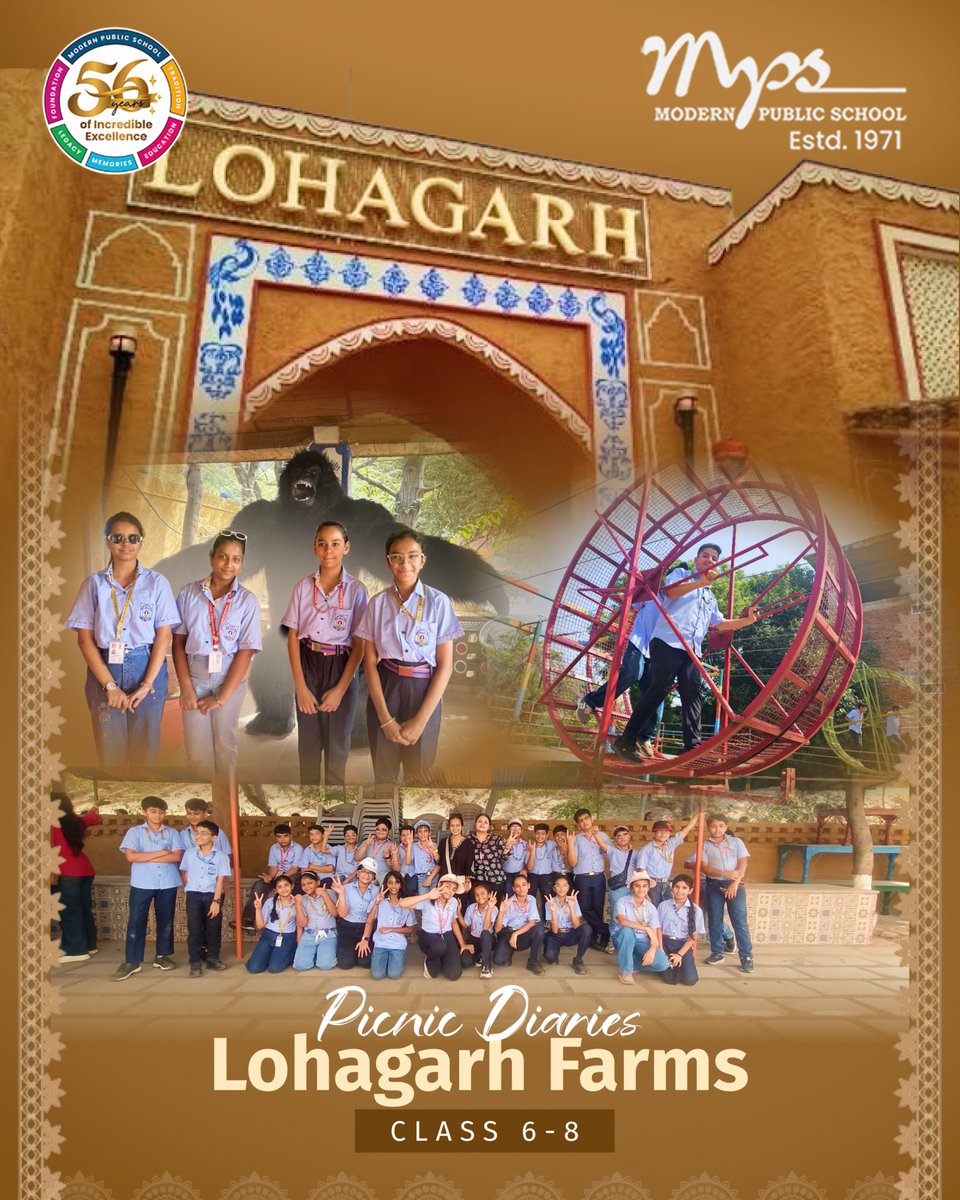 mpsshbagh's tweet photo. Some of the best lessons happen outside the classroom!
Our Class 6β8 students stepped out for a refreshing day at Lohagarh Farms-filled with fun, exploration, friendship and beautiful memories. π
#ModernPublicSchool #MPS #LohagarhFarms #LearningBeyondClassroom #SchoolPicnic https://t.co/L7lMHaOhMJ