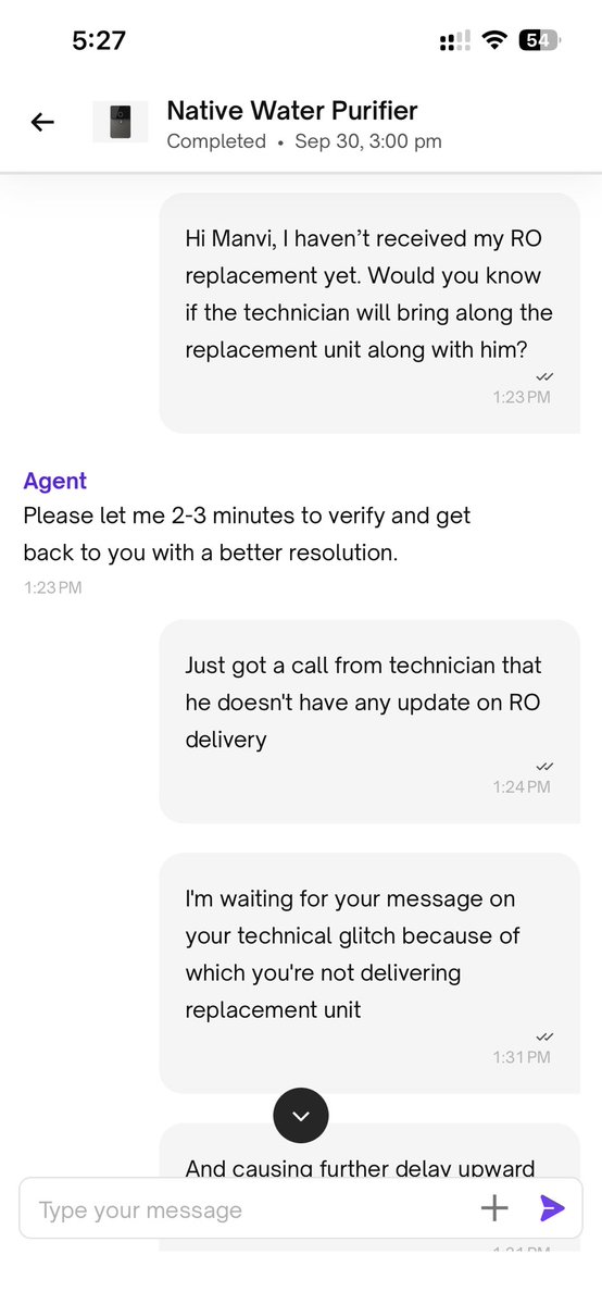 rishabh0201's tweet photo. 1/5 Such a "wonderful" experience with #NativeRO! Tap broke in 13 months, body cracked in 18. @urbancompany_UC promised a replacement a week ago, but now they’re just ghosting me. Do you expect me to throw this garbage away quietly? 🧵👇 https://t.co/0rL2PXXRe9