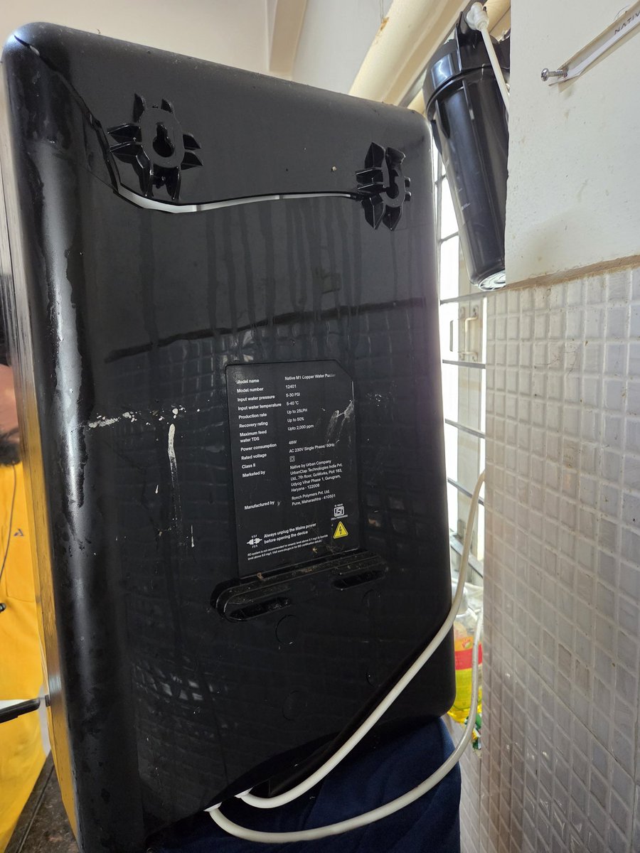 rishabh0201's tweet photo. 1/5 Such a "wonderful" experience with #NativeRO! Tap broke in 13 months, body cracked in 18. @urbancompany_UC promised a replacement a week ago, but now they’re just ghosting me. Do you expect me to throw this garbage away quietly? 🧵👇 https://t.co/0rL2PXXRe9