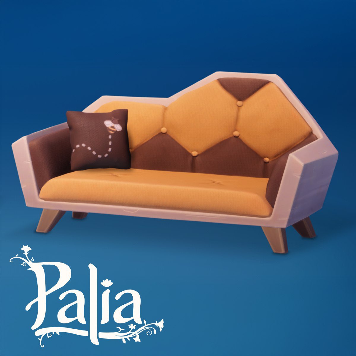 lvenok_push's tweet photo. Beyond thrilled to reveal my latest piece for @playPalia! 🛋️✨
Having poured so many hours into playing the game myself, crafting the "Honeybunch" sofa felt truly surreal.
I hope it becomes the ultimate chill spot for your characters! 🐝💛
#Palia #3DArt #EnvironmentArt #PropArt https://t.co/NIph5pSOiI