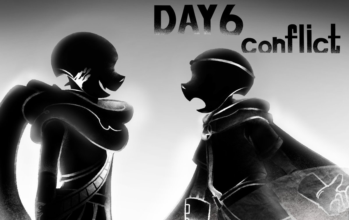 Byunggyun_'s tweet photo. #inktobertale2026 #InkXDream 
Day 6- Conflict https://t.co/pLWzJgSO4O