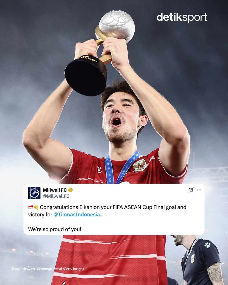 detiksport's tweet photo. Euforia juara Garuda sampai ke Eropa! 👑

#TimnasIndonesia #detiksport https://t.co/Y3VTRj8mME