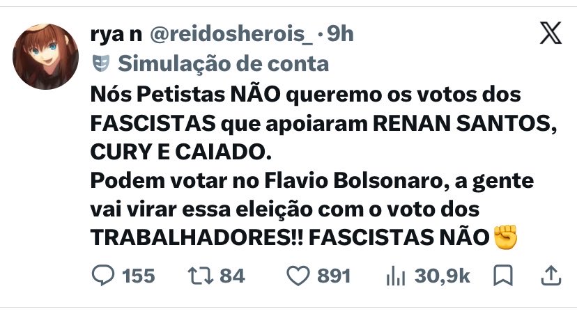 Dialogobrazil's tweet photo. @CassioGabrielx Vcs tem que combinar as coisas ai. Somos ou não somos fascistas? https://t.co/OQQxZkQ1Ng