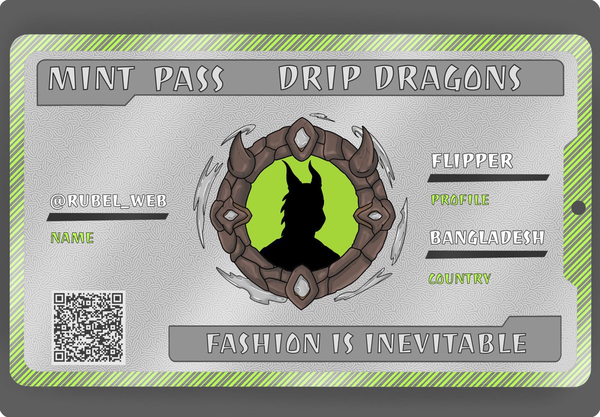 Rubel__web's tweet photo. Configured my @DripDragons Mint Pass 🐉

Fashion is inevitable 🏆

Free Mint soon 👀

https://t.co/B4Rb1YYGU7 https://t.co/p02aT9p2Jk