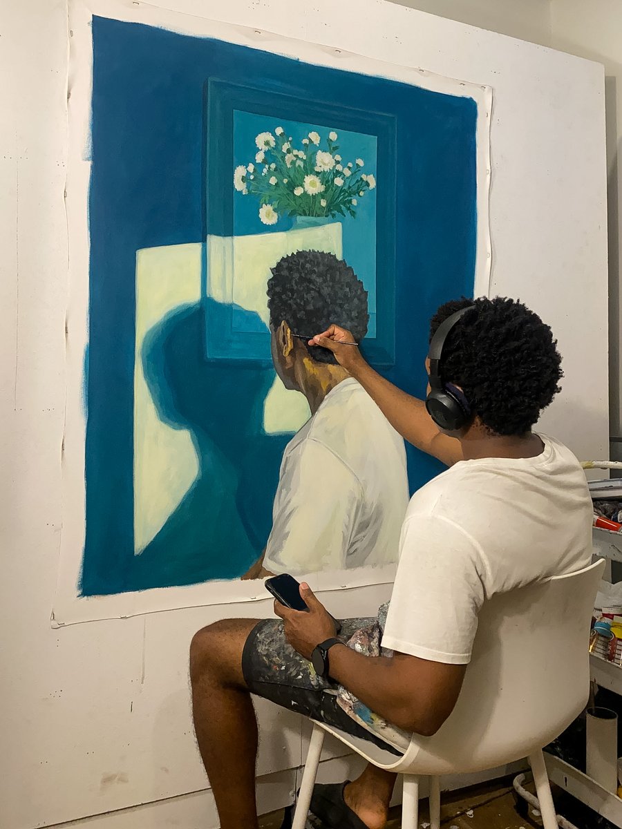 siphesihle_pm's tweet photo. When I paint            vs.              What I paint https://t.co/AVNaL6u7kN