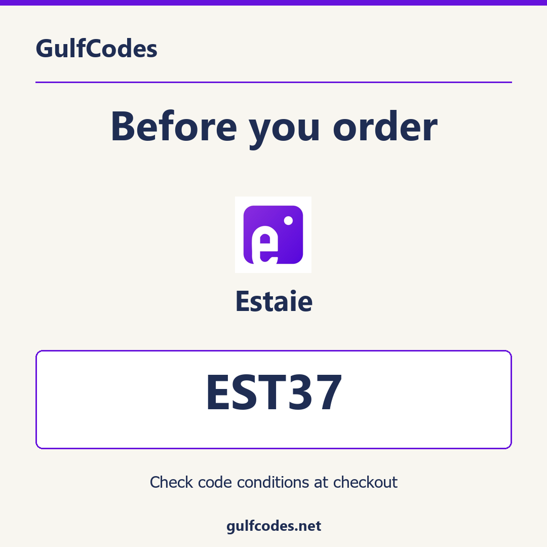 waffarxx's tweet photo. 👀 Estaie discount code UAE for your next basket | كود خصم استاي
كود خصم استاي عمان | كود خصم استاي 10.10 | Estaie 10.10 code
Use code EST37 at Estaie
https://t.co/vpLXl2ZYhC
#كود_خصم_استاي #gulfcodes #EST37 #estaie #استاي #سفر #عروض_السعودية #عروض_سفر #حجز_فنادق https://t.co/TnBM02jk7b