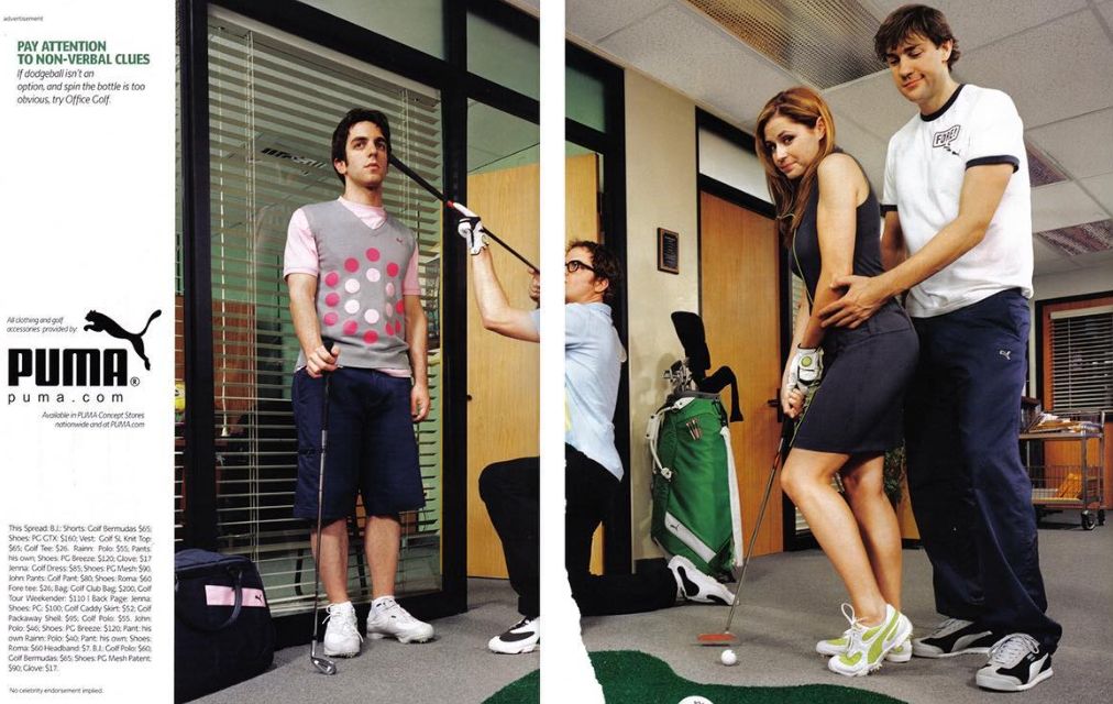 internetpreai's tweet photo. "the office" cast for puma (2006) https://t.co/8Z2bxm8ePd