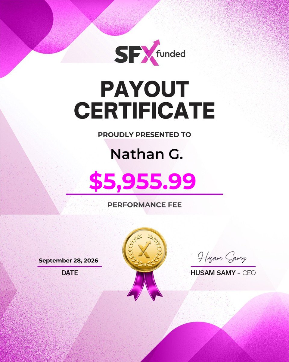 sfxfundedcom's tweet photo. top 3 payouts, last week. certificates attached, receipts don't lie https://t.co/RJDUZAglKu