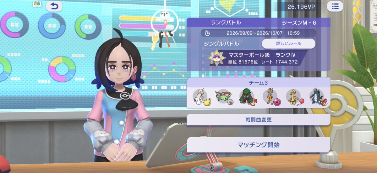 y2vx9's tweet photo. 出しどころがなかったカバをエスバにしたら6連勝できた！ https://t.co/vHNDqJl0Wd