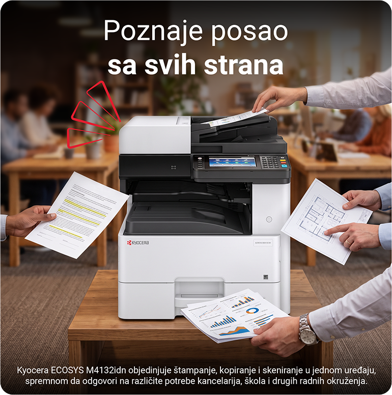 listkompjuters's tweet photo. https://t.co/9PyKa3SOQl KYOCERA ECOSYS multifunkcijski A3 štampači koji donosi novu dimenziju efikasnosti u vaš radni prostor!
Smanjite troškove poslovanja, a povećajte produktivnost tima uz vrhunski kvalitet otiska. https://t.co/LD0z5SMJem