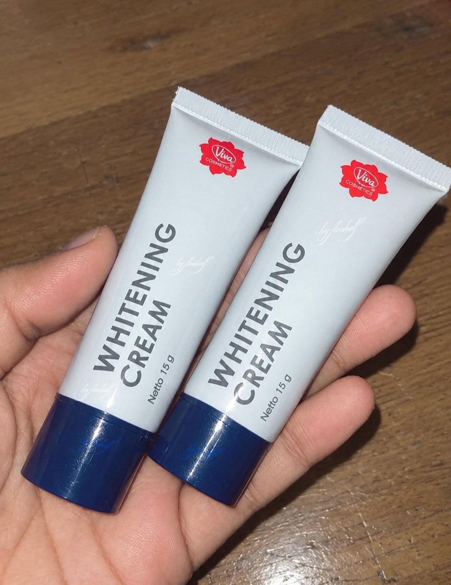 floohalf's tweet photo. KAGET ternyata whitening cream dari viva beneran se-gacor inii 😭 https://t.co/Oav7HBZarS