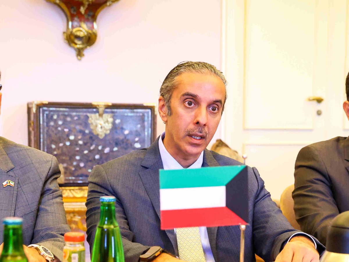 MarieChatardova's tweet photo. Náměstek ministra zahraničních věci Kuvajtu 🇰🇼Hamad Suleiman Al-Mashaan přijel do Prahy na politické a ekonomické konzultace. Diskutovali jsme zejména o bilaterálních vztazích, spolupráci v rámci mezinárodních organizací, podpoře kandidatur a o situaci v regionu. https://t.co/rcBDBCRlP7