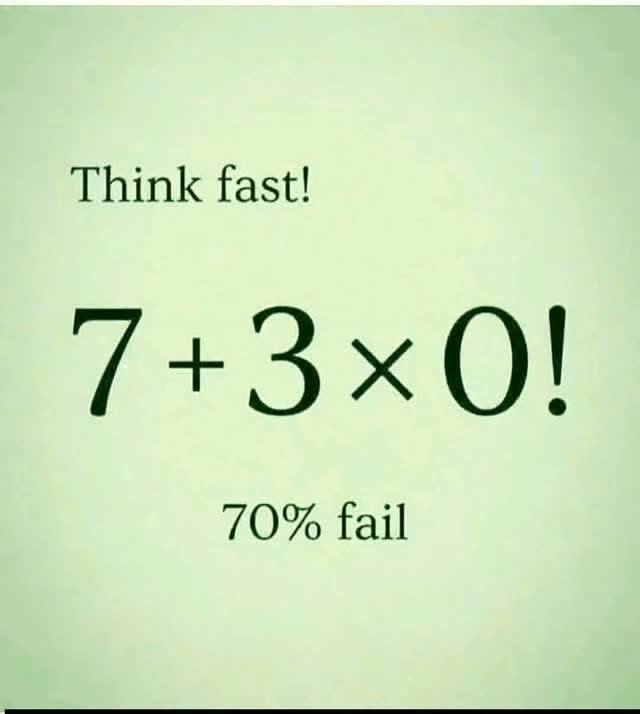 _alee__sha_'s tweet photo. Think fast 

70% failed https://t.co/ibq54IwGY8