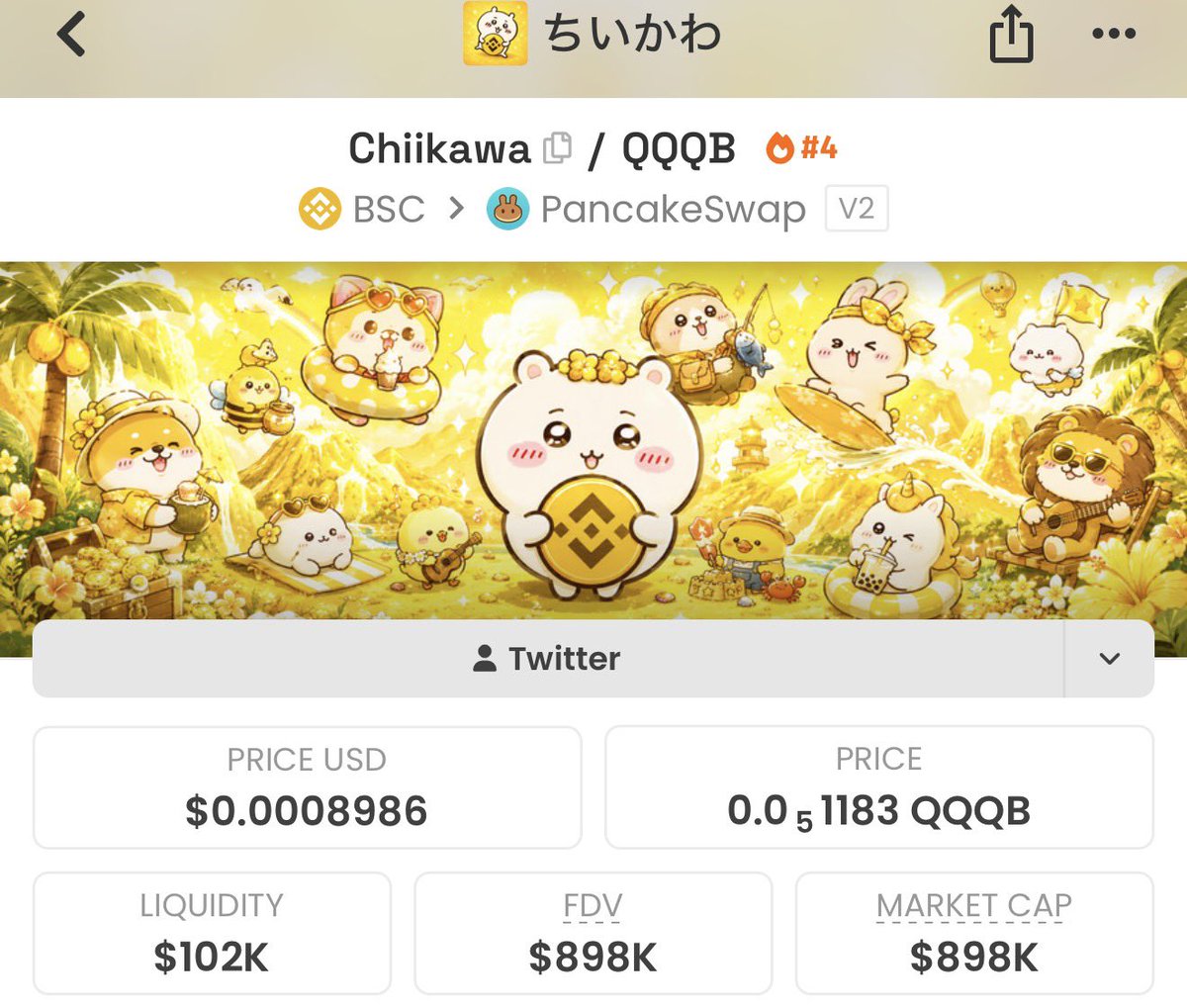 NoHope5_'s tweet photo. When have you ever seen a coin on a JET?

@Chiikawabnb 9 figure narrative on BNB. https://t.co/3NgwXypkxe