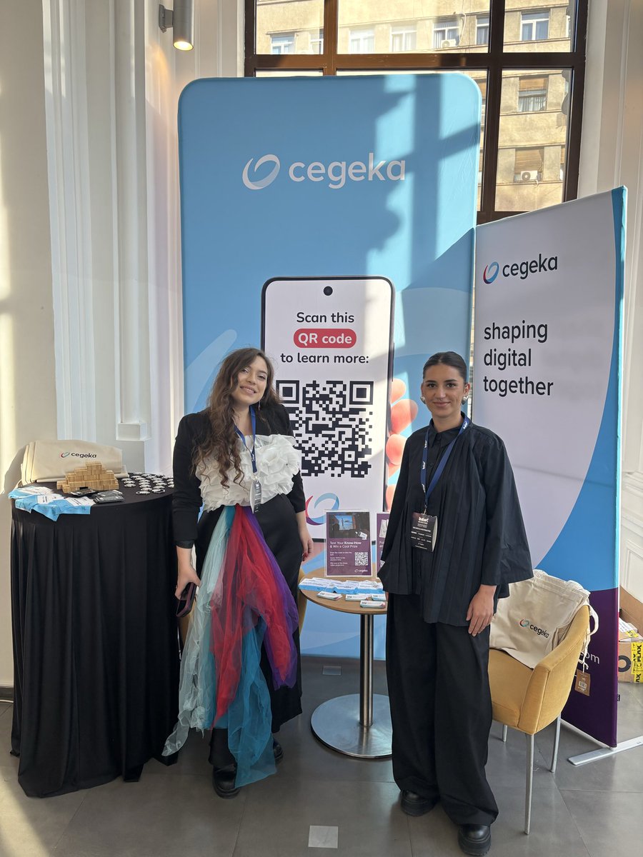 bigdataweek's tweet photo. Come and meet the team at Cegeka booth, between sessions. Stop by to talk about #data, #hybridcloud, #AI, and about systems built to stay resilient, secure, and ready for what comes next.

#cegeka #partnerships #bigdataweek #bdw2026 #bdwbucharest https://t.co/sXzqcaUcFs