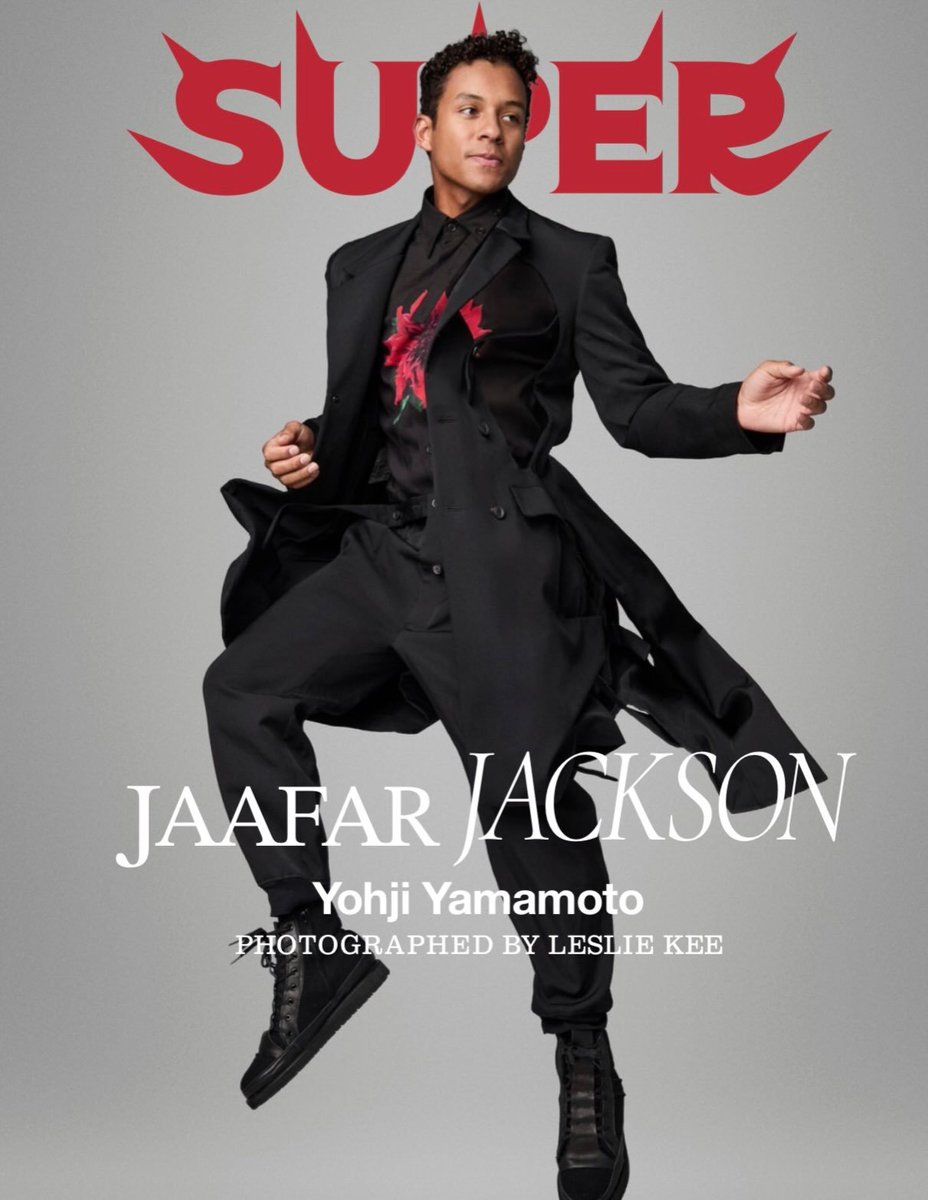 blackishpress's tweet photo. Jaafar Jackson stuns for Super magazine. https://t.co/AolSJ79ZlG