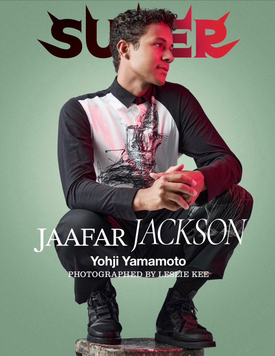 blackishpress's tweet photo. Jaafar Jackson stuns for Super magazine. https://t.co/AolSJ79ZlG