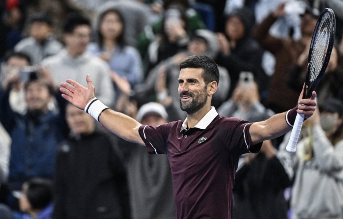 SerbiaBased's tweet photo. 7 appearances ✅
7 trophies ✅
34 matches ✅
34 victories ✅

THE KING OF BEIJING 🇨🇳👑

Novak Djokovic 🇷🇸 - 39 YEARS OLD.
MASTERFUL. RELENTLESS. UNSTOPPABLE.

THE GREATEST TENNIS PLAYER OF ALL TIME. https://t.co/AJPD560As6