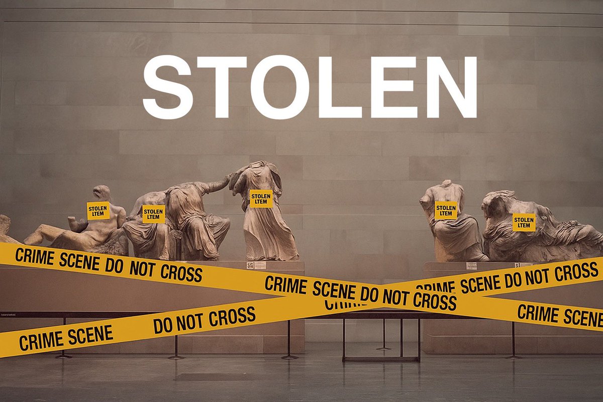 ictinus_x's tweet photo. 🇬🇷🇬🇧Greece will step up pressure on the British Museum and the British government to reunite the Parthenon Sculptures, PM Kyriakos Mitsotakis announced, saying negotiations so far have failed to deliver results.
“We will intensify our demands,” he declared, sharply condemning the sculptures’ removal from Athens:
 “They were part of a single monument that was dismembered and, clearly, stolen.”