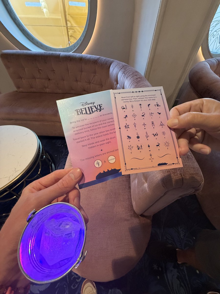 laughingplace's tweet photo. We headed to 1923 to decode our next clue, which spelled out Oaken. We are set to get to meet the man/the myth/the legend very soon! #DisneyBelieveReveal https://t.co/7MnyTqyveo