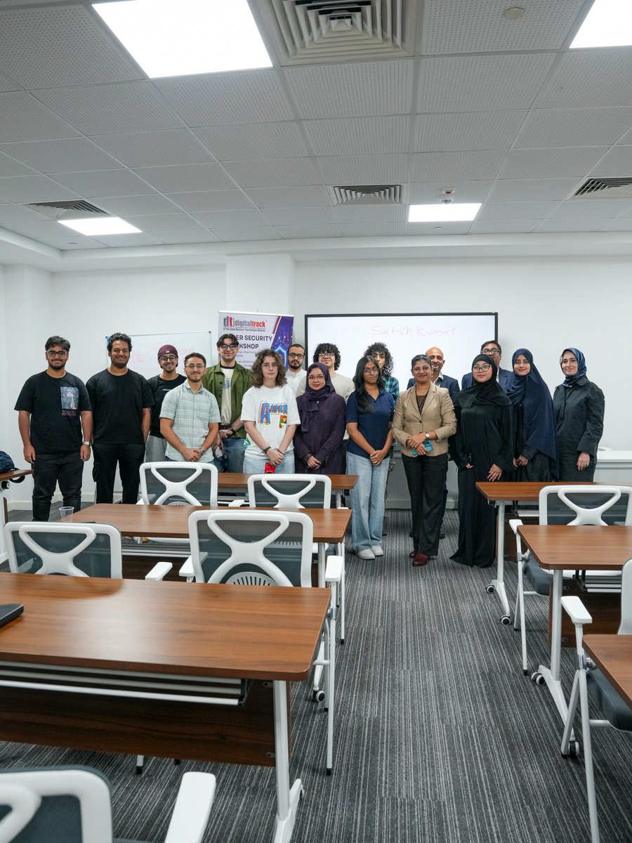 BarzanUC's tweet photo. BUC hosted a Cybersecurity Essentials Workshop delivered by DigitalTrack.

The session brought together undergraduate and master’s students to explore real-world cybersecurity use cases, critical vulnerabilities, incident response and the future of the industry. https://t.co/11KmT0d5JL