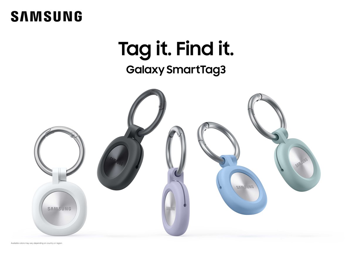 techenttv's tweet photo. #Samsung's new #Galaxy #SmartTag3 debuts with a lighter design, extended 60m Bluetooth tracking, crossOS support for #iOS & #Android and more
#techenttv has the details: https://t.co/kyAqW5reJ5
#tech #technology #technews #galaxysmarttag #galaxysmarttag3 #samsung #tracker https://t.co/mJASdH6QWW