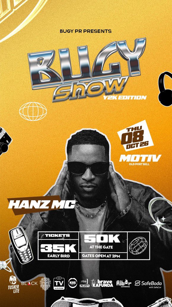 hanzMc_ug's tweet photo. The Bugy Show #Y2KEdition Happening This Week! 

Will be performing this Thursday at Motiv. Old  Port Bell. https://t.co/3cR8dRcg0Q