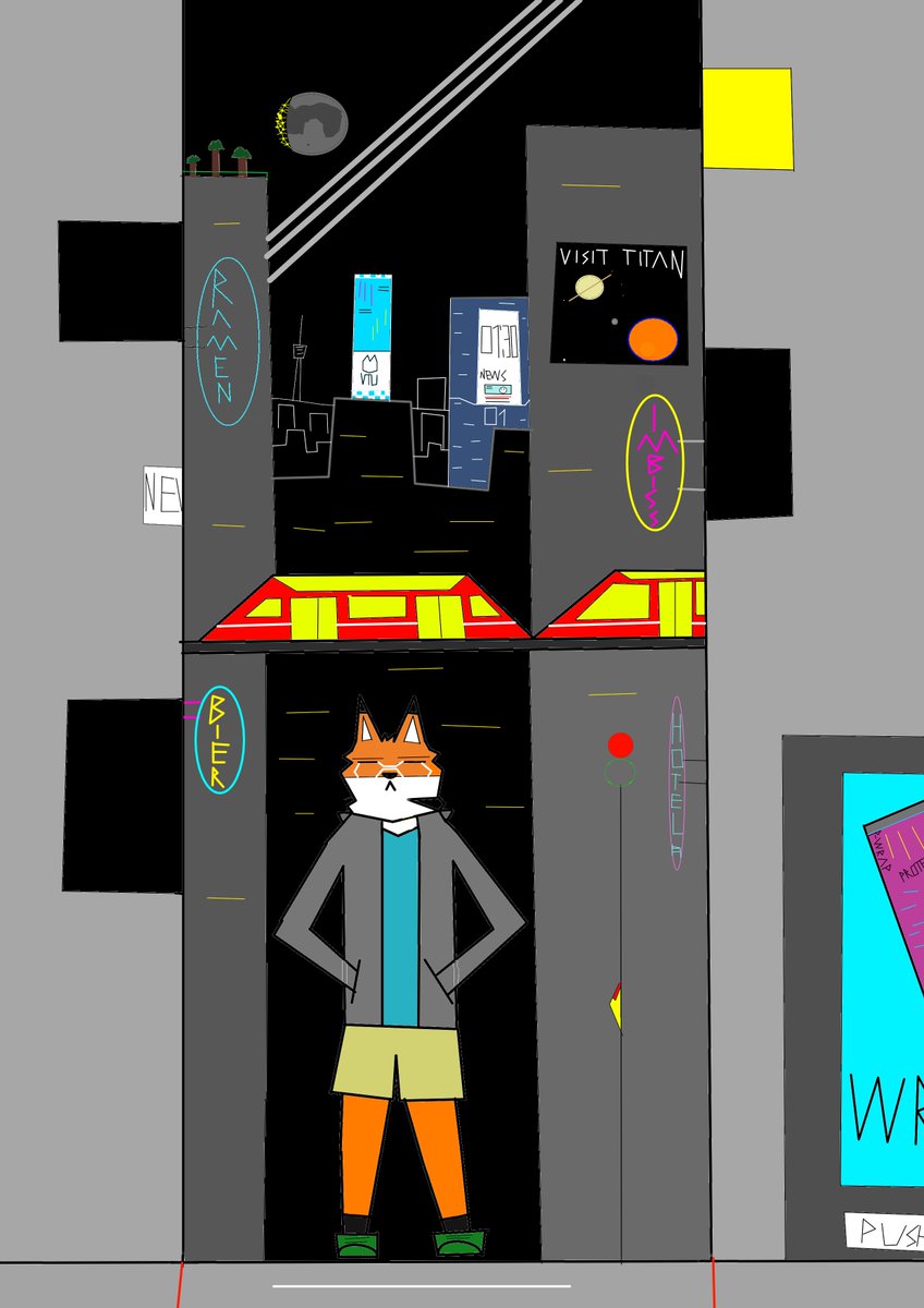 DoseiSpaceFox's tweet photo. @oddragdoll Here lol, it's a page from my webcomic series titled "2175" https://t.co/e0xoXRvb7c