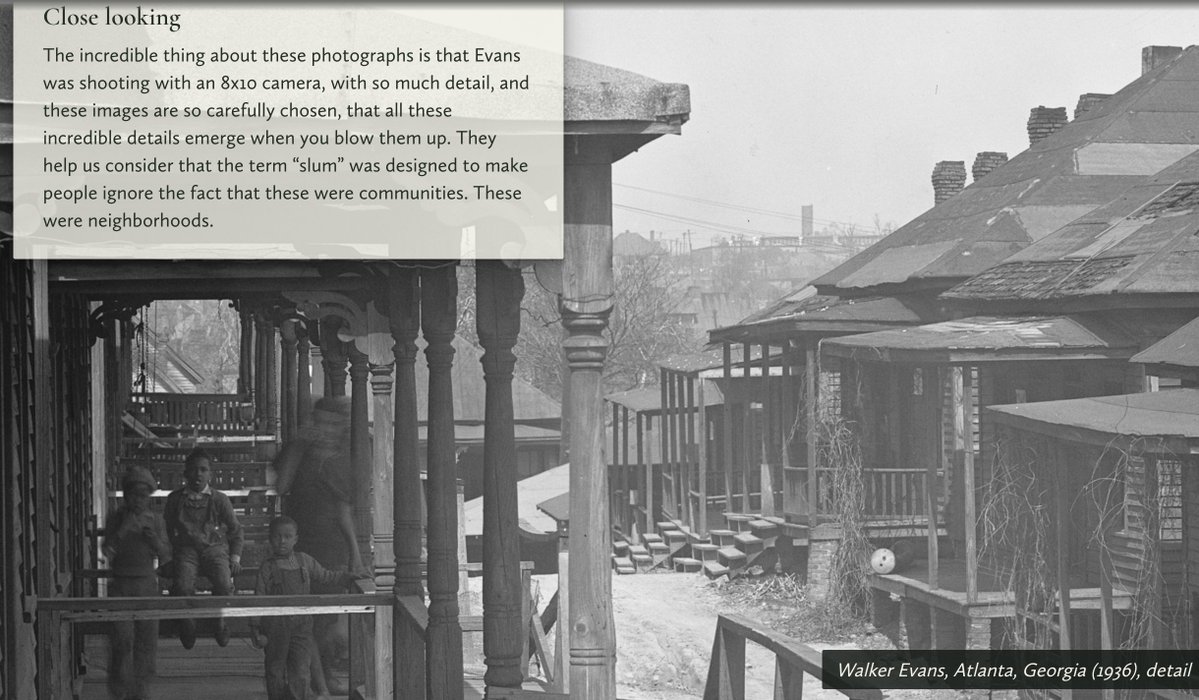 ThreadATL's tweet photo. Through his detailed study of 1936 photographs, Joel asks us to think of Buttermilk Bottoms not as the "slum" that it was called prior to its demolition, but as a community of people who showed a great love for their place. https://t.co/AJARBtrPey