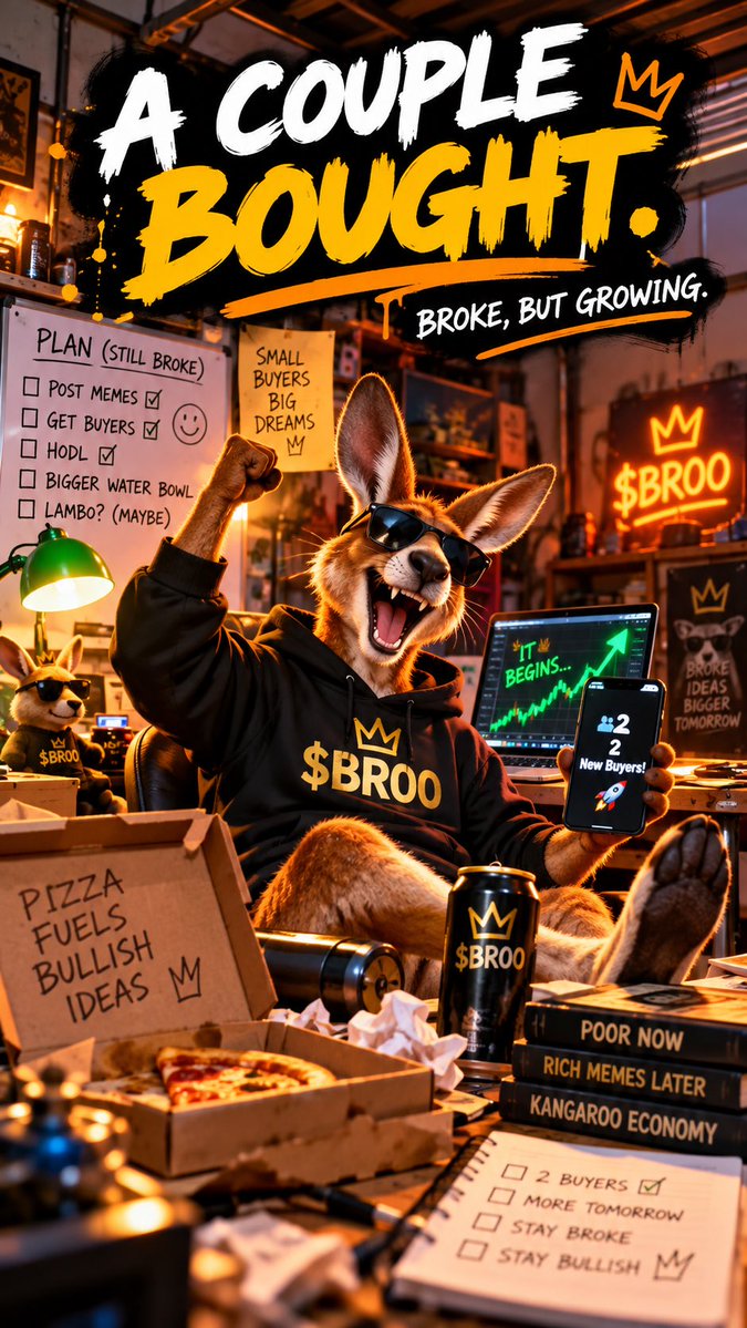 BrokeKangaroooo's tweet photo. @RoundtableSpace B1AffFqNVmUXSV6yXSSxqXrV8zStP54SEgrf5386pump https://t.co/mOneZGIw75