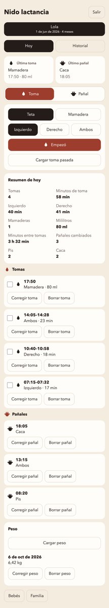 SebaSeOK's tweet photo. 🍼 Armé Nido lactancia para anotar las tomas y los pañales sin perder la cuenta.

Es libre y gratuito. Lo puede usar quien quiera. https://t.co/jJn66e8o9P