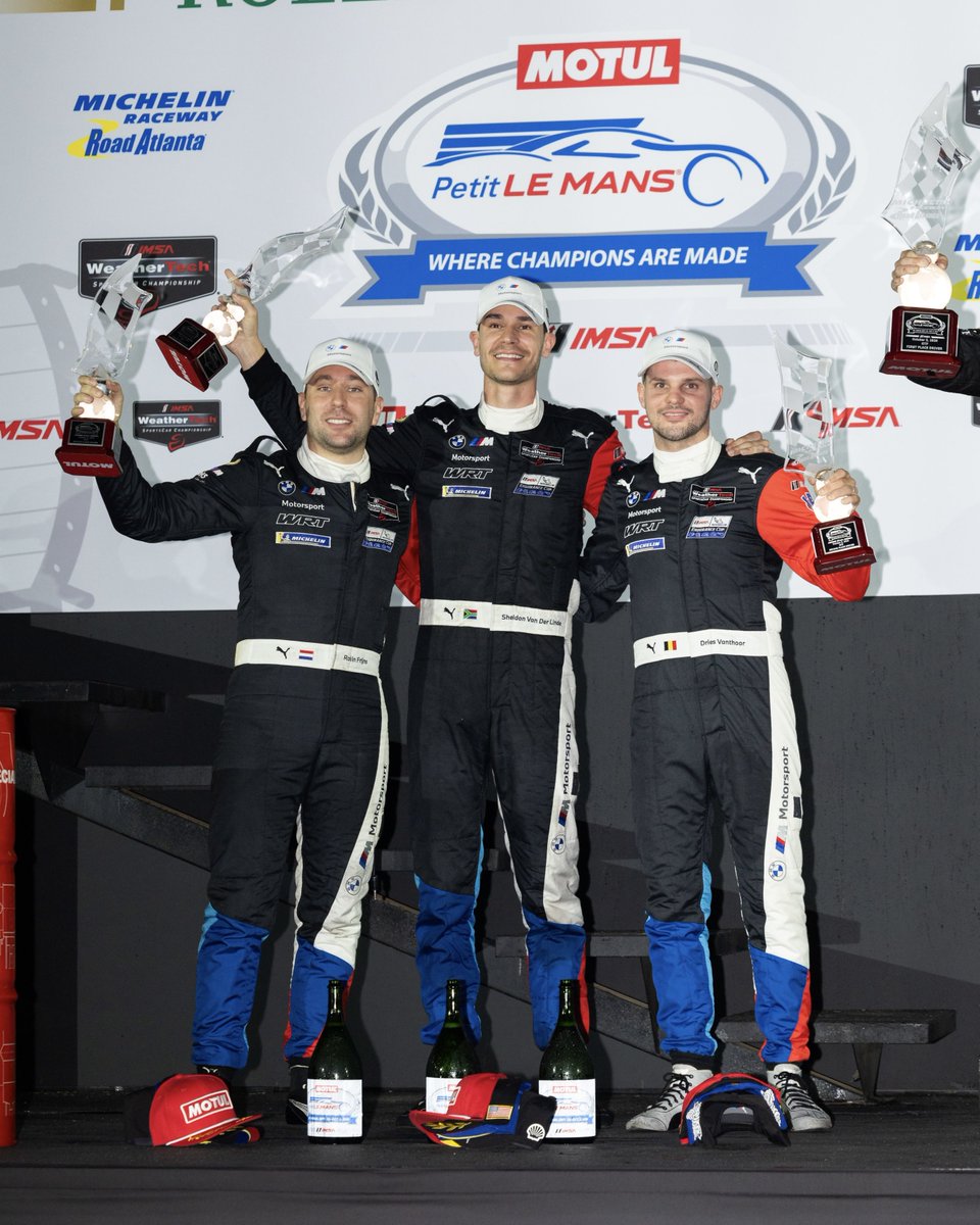 ShellMotorsport's tweet photo. What a result! 🏆

The No. 20 BMW M Hybrid V8 finished P2 overall at the 24 Hours of Le Mans 🔥

Proud to provide @bmwmotorsport's Shell V-Power Fuel for 24 UNFORGETTABLE hours ⛽️

#ShellMotorsport https://t.co/mwJzRHZLwF