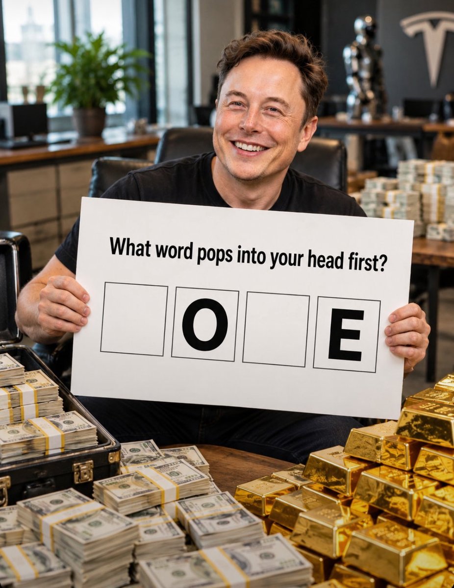 mrdogeus's tweet photo. Brain Test! _ O _ E — Solve it in 7 minutes for a $12,000 prize! 99% will fail!!

Can you beat the odds?? https://t.co/QQWuWYTief