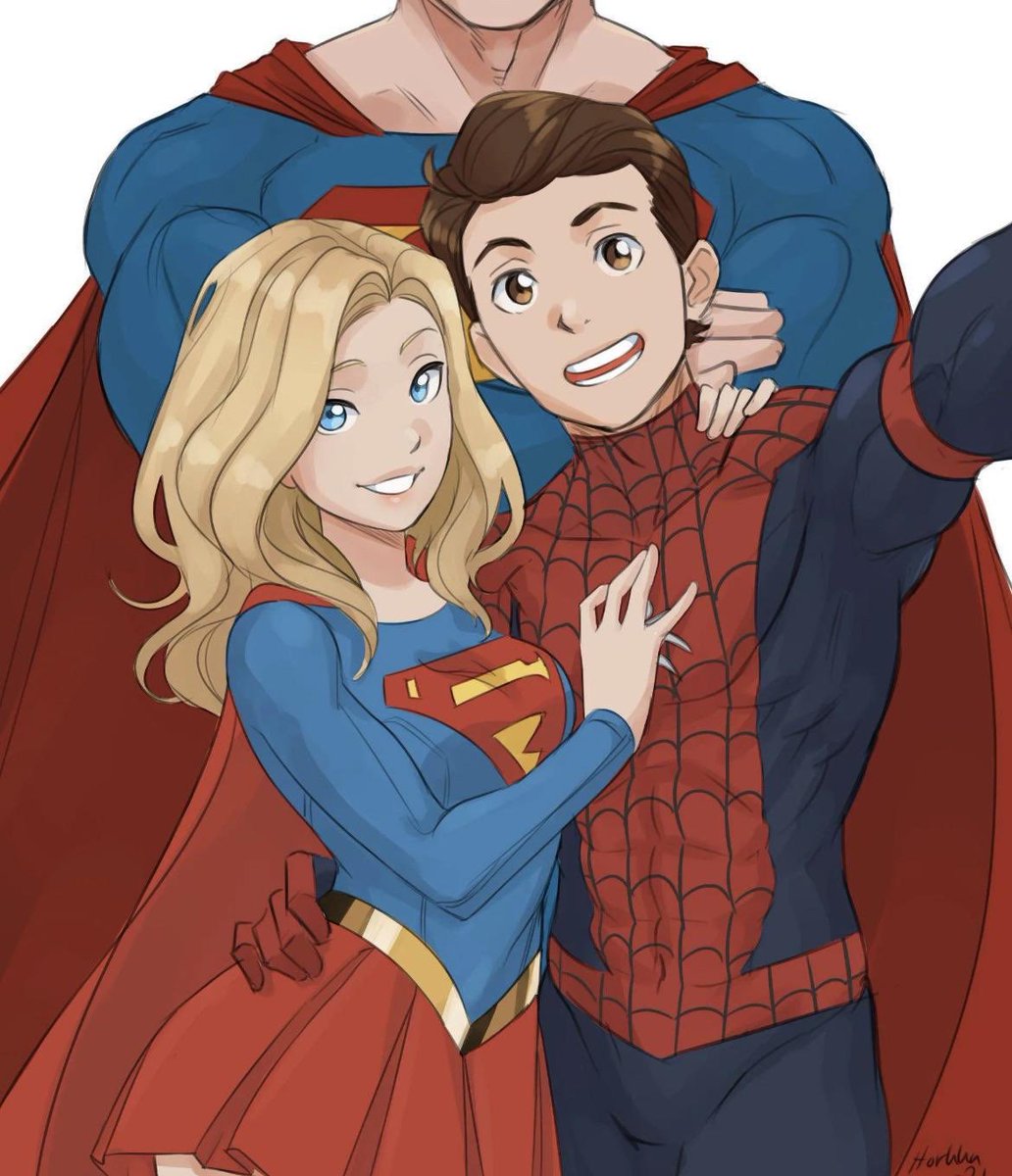 TheWebHeadRP's tweet photo. “Friends of mine right here, uhh Superman could you like… get in the picture please.”@BoobsofSteeI https://t.co/OVD9PlXbhN