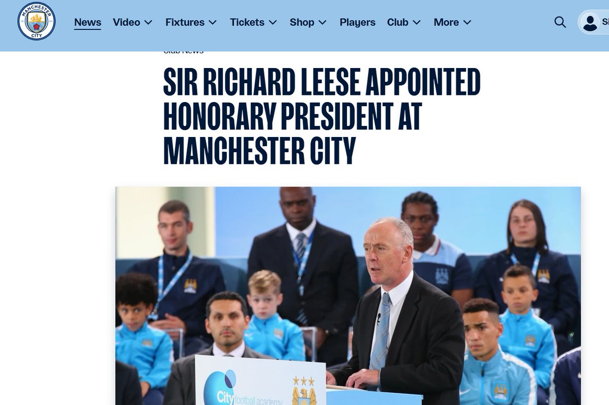 1990sUtd's tweet photo. Remember that time Abu Dhabi puppet Richard Leese assaulted a 16 year old girl whilst @ManCityCouncil was preaching a policy of 'zero tolerance' of violence against women, yet he just carried on in post as normal

@ManCity later saw him as perfect for their role as President 🤔 https://t.co/gy9d3H9QV1