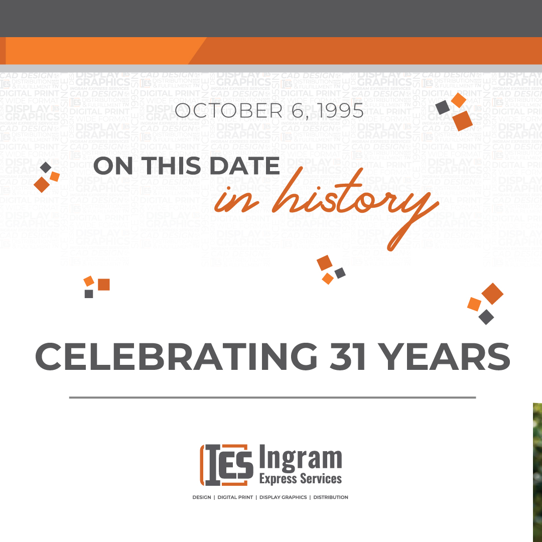 IngramExpress's tweet photo. Today we celebrate 31 years in business! Thank you to our amazing staff, partners, clients, &amp; entire community for this remarkable milestone! Here's to many more!
Let IES enhance your brand!
https://t.co/K8qSLiB50K
615-333-9042 https://t.co/iXpdeBVcHl
