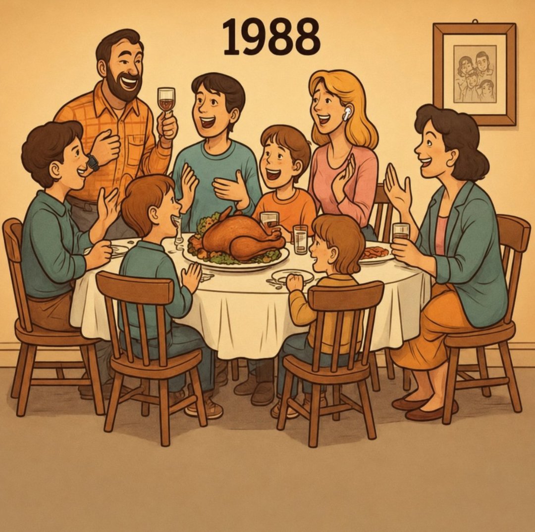 Knightley_22's tweet photo. This photo is from 1988, but one detail clearly doesn't belong there.

Can you spot what's out of place? https://t.co/hnP0AjyFzU