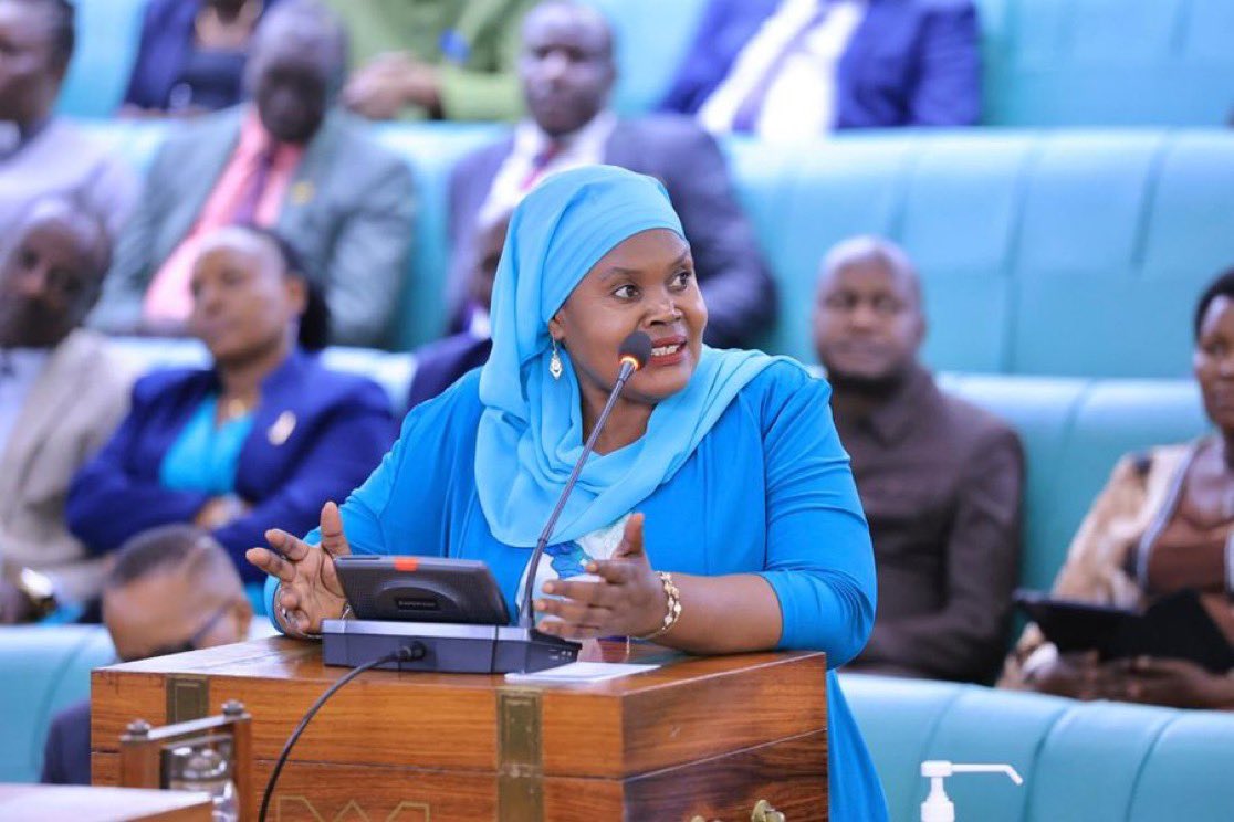 12thParliament's tweet photo. Minister without Portfolio, Hon. Rukia Nakadama, said the President, during yesterday’s Cabinet meeting, directed the relevant ministries to urgently assess the situation and provide food relief to communities affected by drought in the Teso Sub-region. https://t.co/gzZmOB6hJs