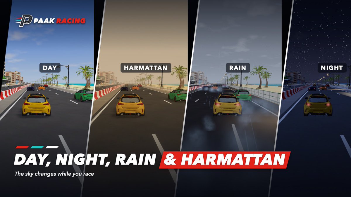 webasamoah's tweet photo. This is the current state of my car racing game. Shipping to the app stores soon. https://t.co/TuJOBvsZ02