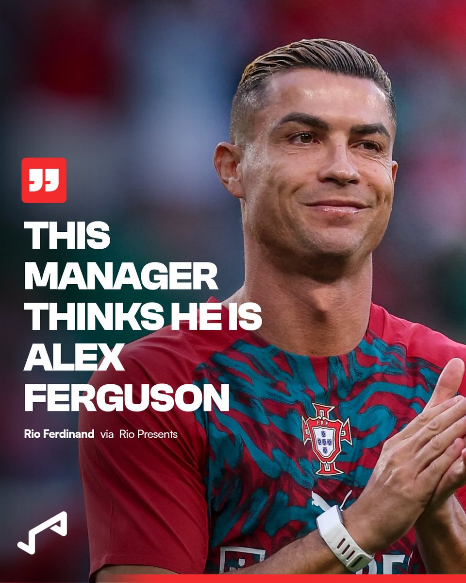 goal's tweet photo. Rio Ferdinand slams Portugal boss Jorge Jesus for 'inappropriate' treatment of Cristiano Ronaldo 🤯🤔

Read the full quotes 🔗 https://t.co/rqvAj2qQxU https://t.co/mtx5ZAbIpe