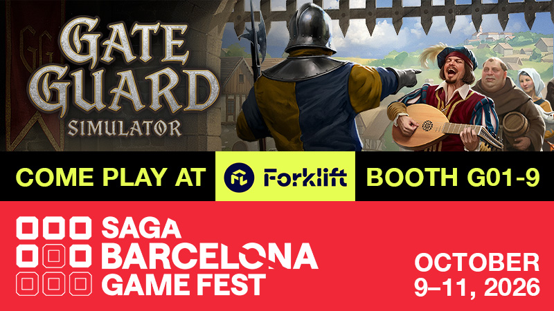 GateGuardSim's tweet photo. Pack your documents and make sure all your seals are in order 🏰

Gate Guard Simulator is coming to Barcelona for @SAGABCNGameFest!

Come play, meet the team and see if you’re qualified to guard the gates! https://t.co/QeuTPp06Zq