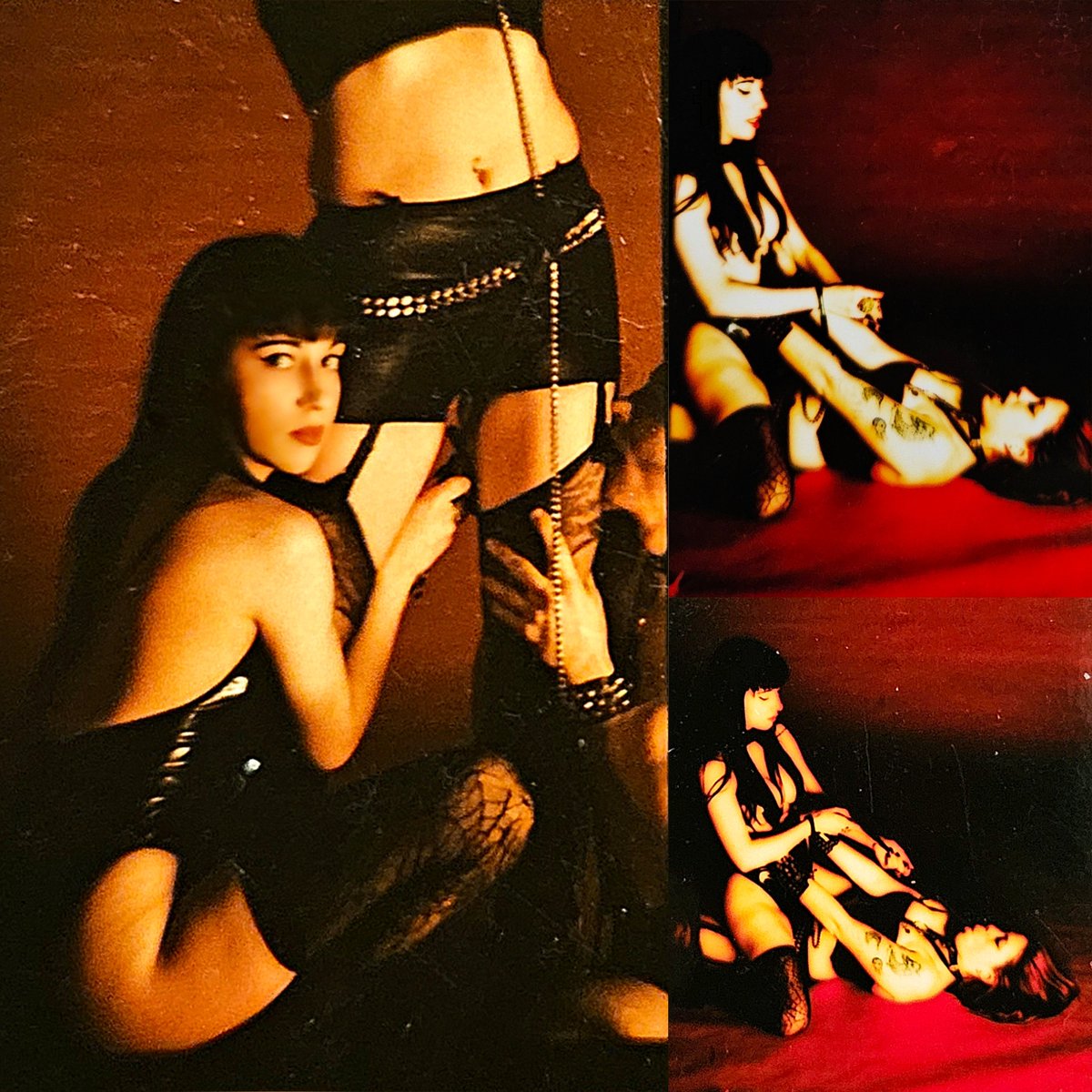 RenNathalie1's tweet photo. Today is National Kink Day! Here's some pics from my dominatrix days. So go find a fellow perv and get you some! Happy National Kink Day!🖤🔥😈𓀏🫦 https://t.co/ogxV7WtsrC