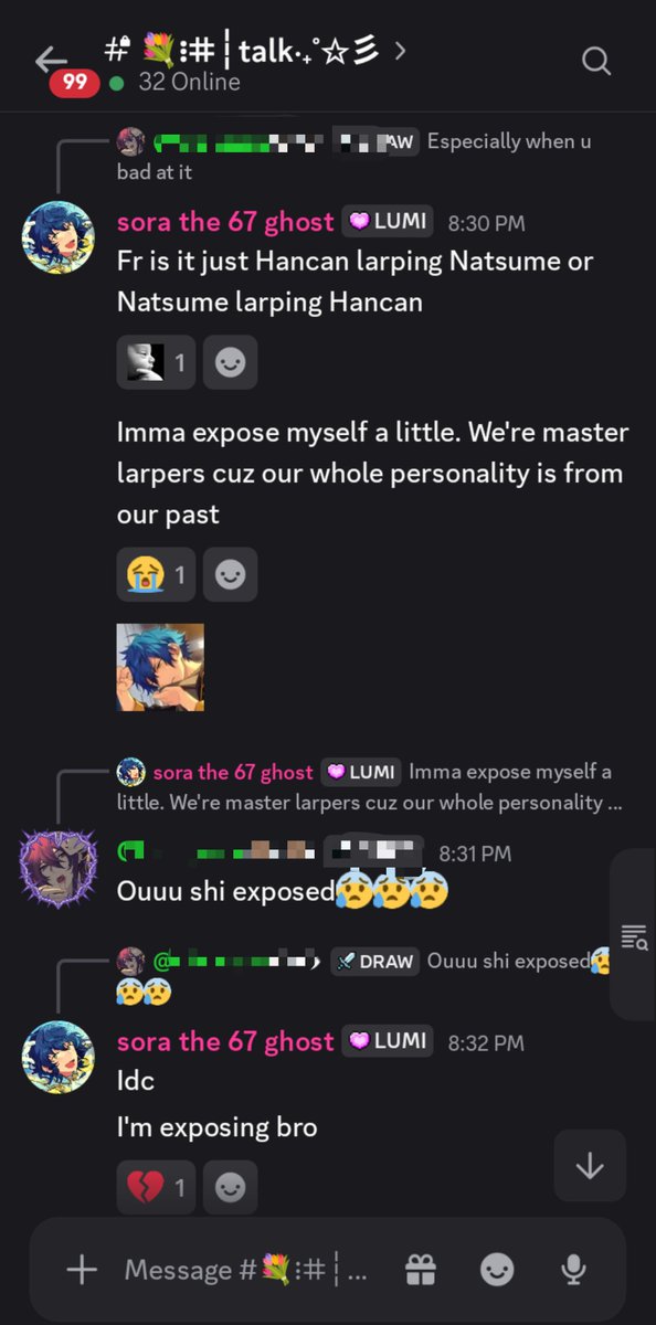 na_lover1's tweet photo. Crazy discussion time
#important #EStwt
#seriouspost #Enstars
#Switch
The question:
Is Hancan larping Natsume or is Natsume larping Hancan
(We were discussing Area 05) https://t.co/2PYLsWYm0I