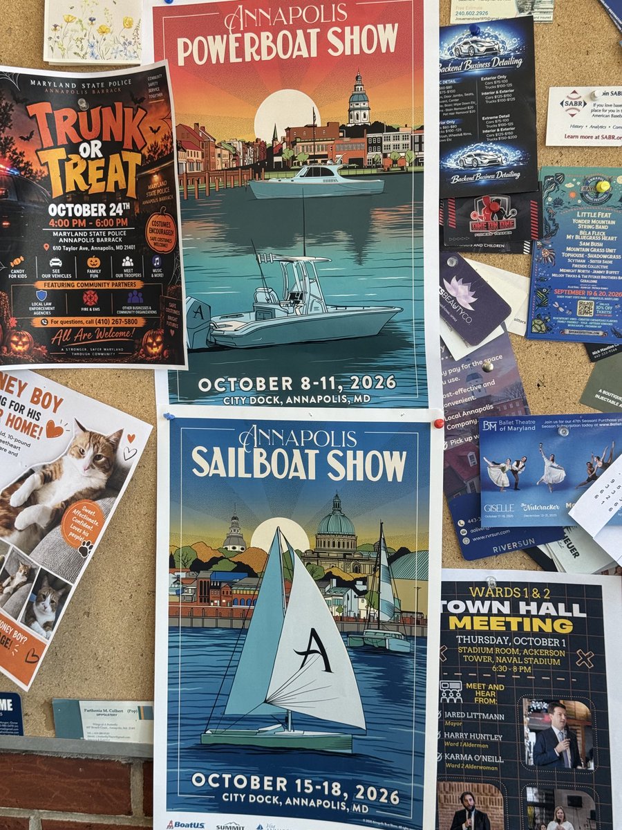NOgnanovich's tweet photo. Coming up next: #Powerboat Show starting Oct 8 in #Annapolis. #Sailboat show follows next weekend https://t.co/NIeUqs0kdH