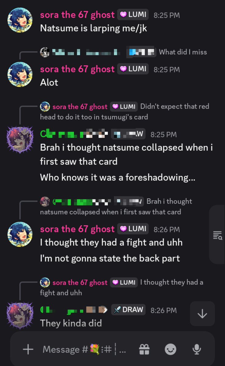na_lover1's tweet photo. Crazy discussion time
#important #EStwt
#seriouspost #Enstars
#Switch
The question:
Is Hancan larping Natsume or is Natsume larping Hancan
(We were discussing Area 05) https://t.co/2PYLsWYm0I